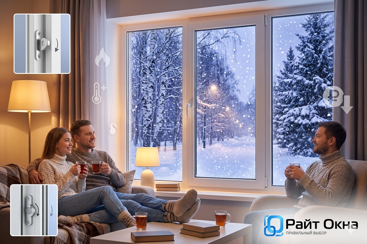 Зимний режим окон — тепло и уют в доме