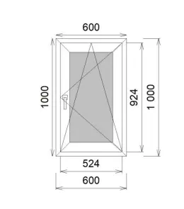 Окно VEKA SoftLine 70 0. Ламинация наруж.