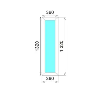 Окно ПВХ VEKA SoftLine 70 0. Лам. наруж