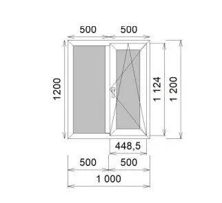 Окно ПВХ VEKA SoftLine 70 Кашировка наружная